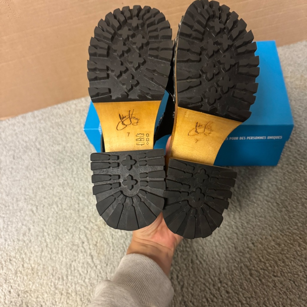 Vogclog Een Open-Toe Clog Sandals - image 4